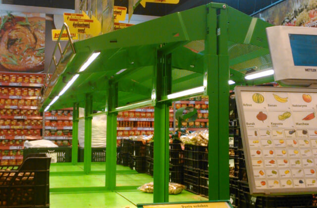 Montaż mebli sklepowych Kaufland